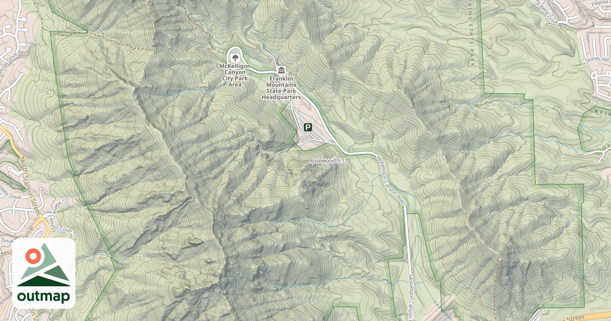 Map of Rosewood