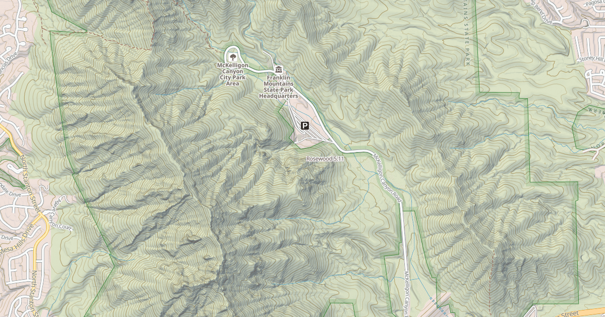 Map preview of Rosewood