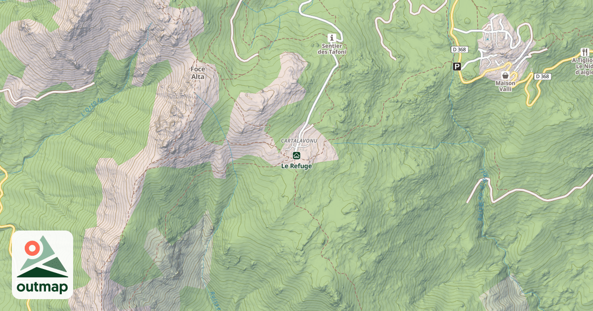 Map of Le Refuge
