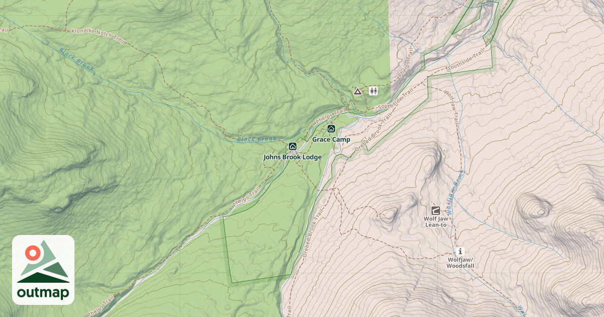 Map of Camp Peggy O'Brien