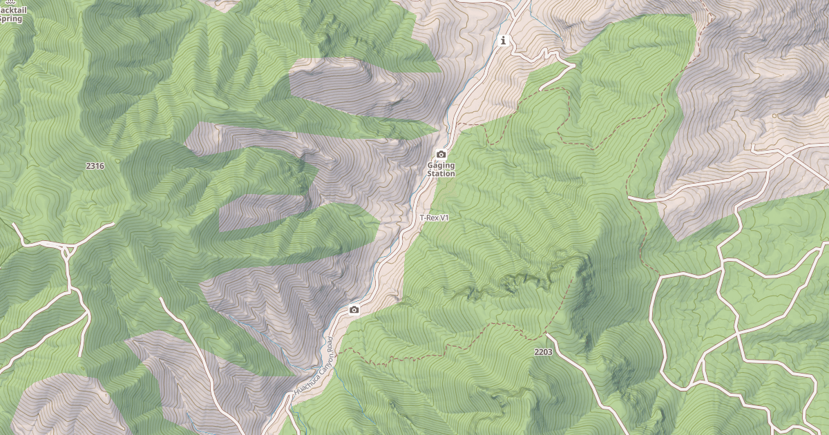 Map preview of T-Rex