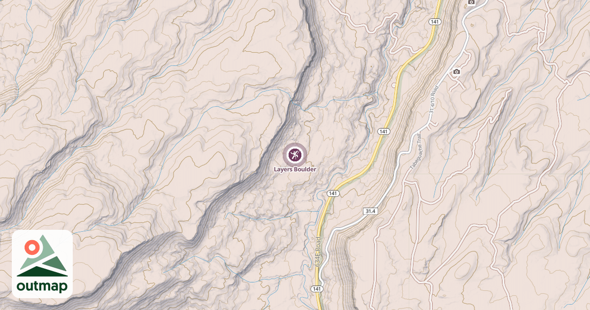 Map of Layers Boulder