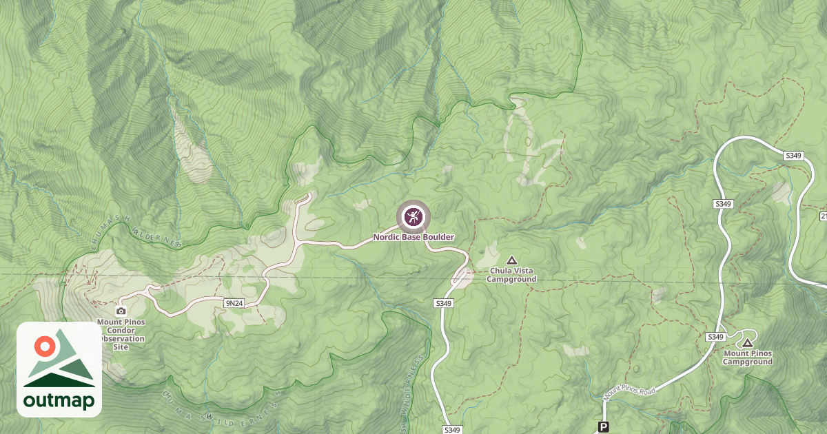 Map of Nordic Base Boulder