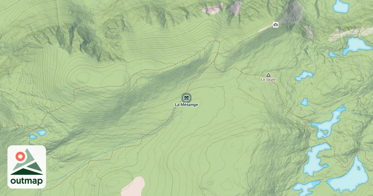 Map of La Mésange