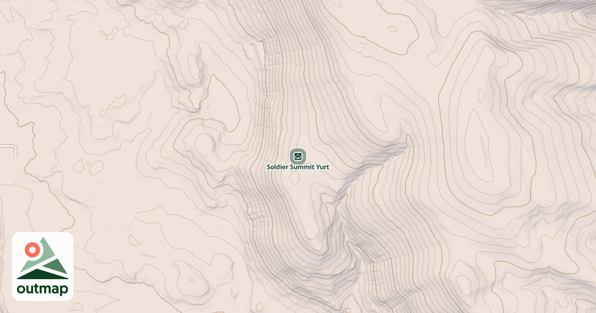 Map of Soldier Summit Yurt in Utah
