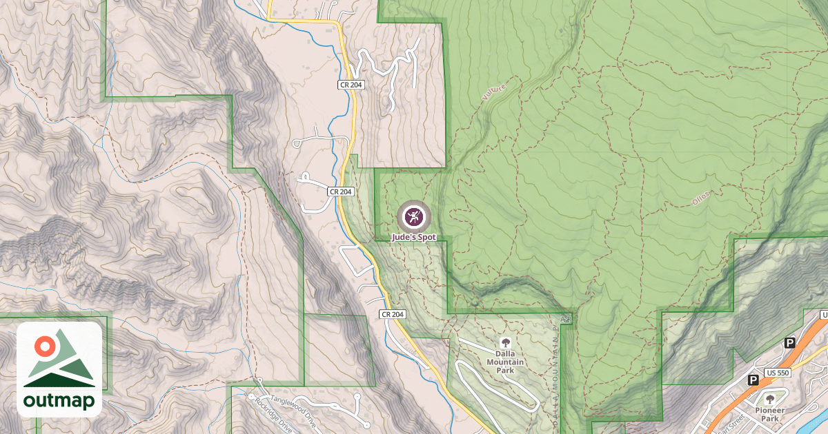 Map of Jude's Spot