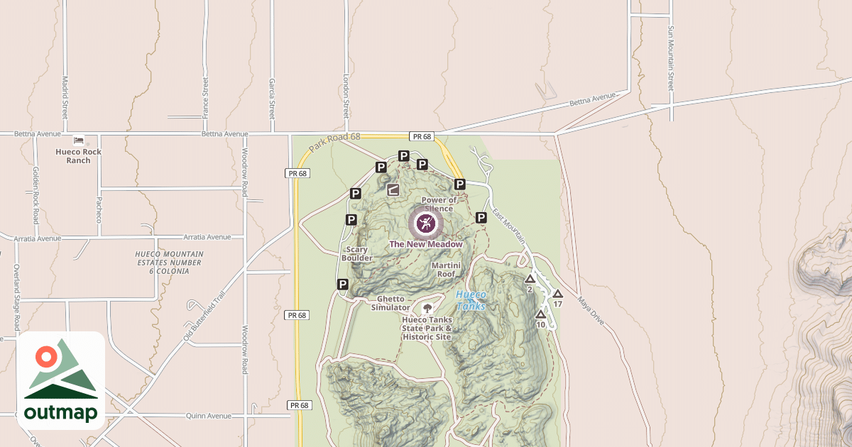 Map of The New Meadow