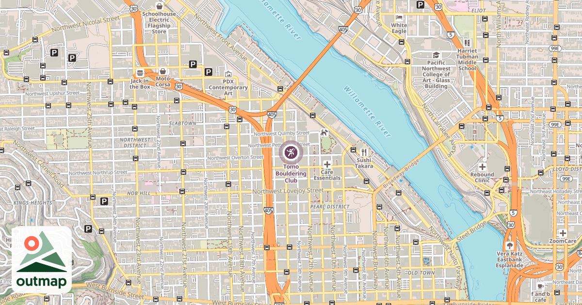 Map of Tomo Bouldering Club