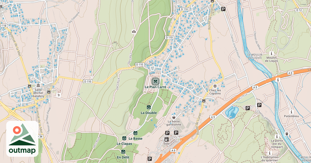 Map of Le Plan Carré