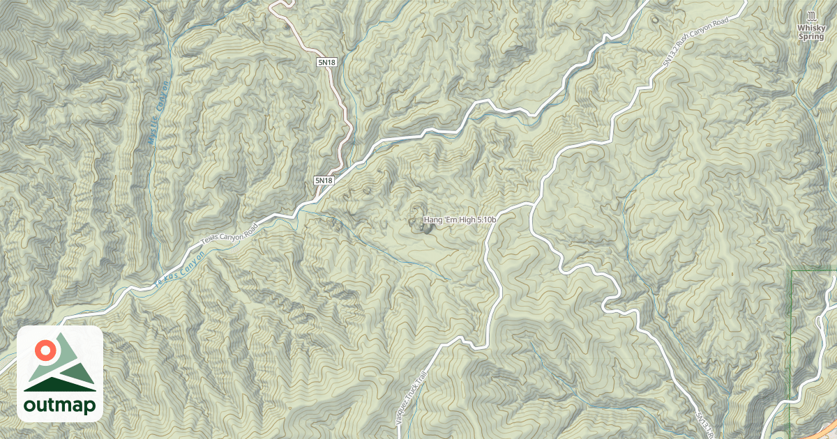 Map of Hang 'Em High