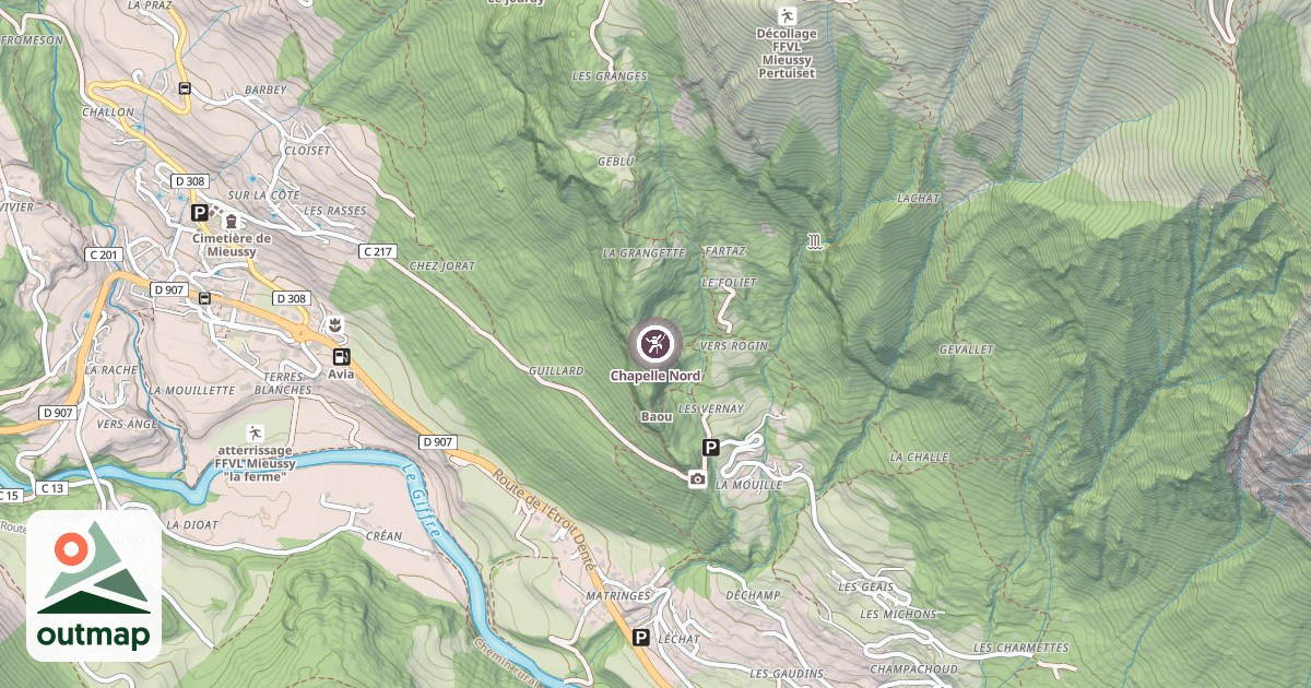 Map of Chapelle Nord