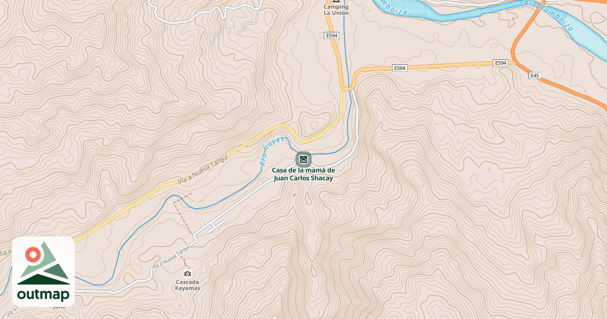 Map of Casa de la mamá de Juan Carlos Shacay
