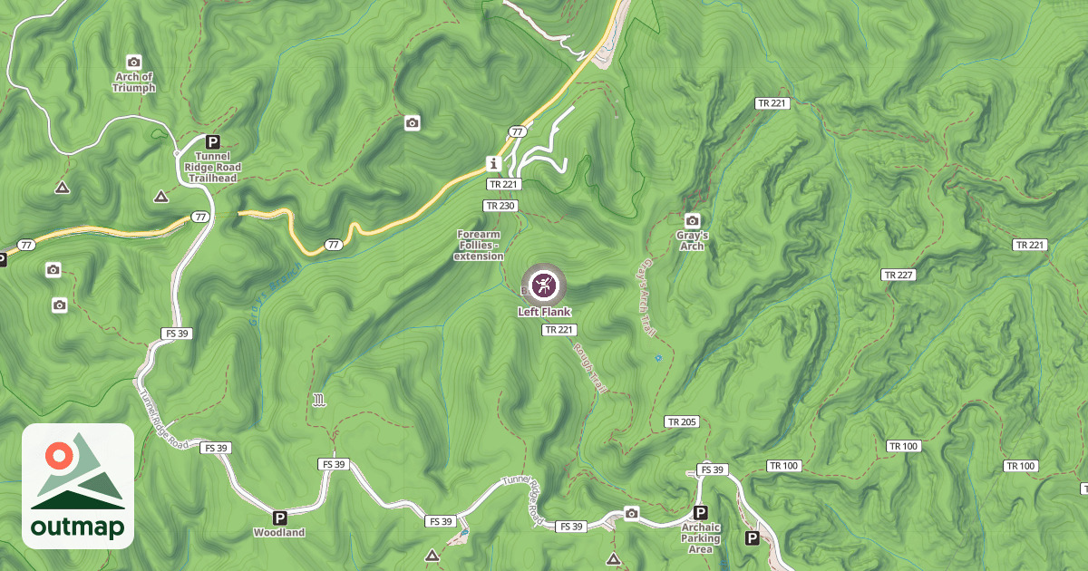Map of Left Flank