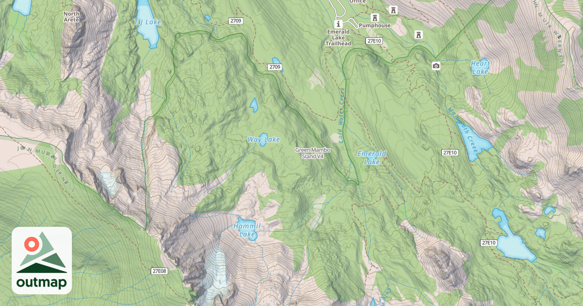 Map of Green Mambo Stand
