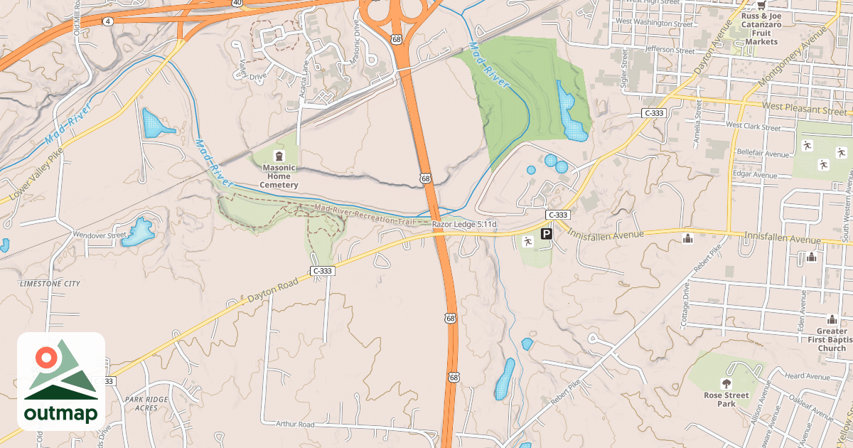 Map of Razor Ledge