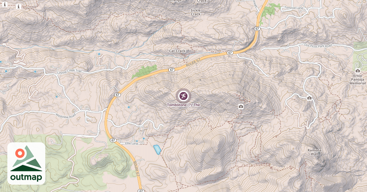 Map of Tombstone (?), The