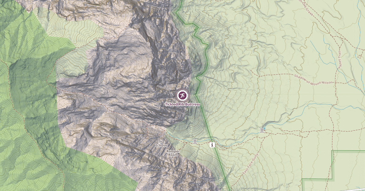Map preview of Tickled Rib Buttress