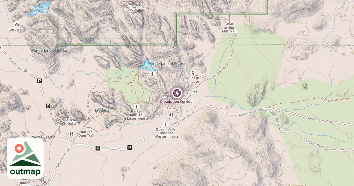 Map of Dissolution Corridor