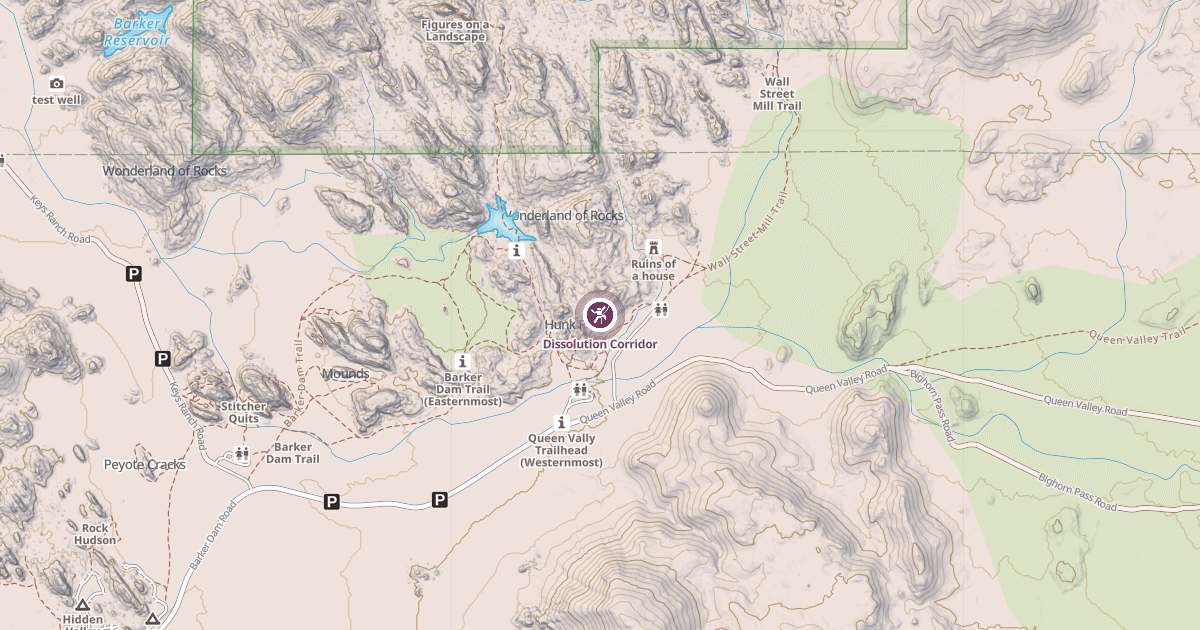 Map preview of Dissolution Corridor