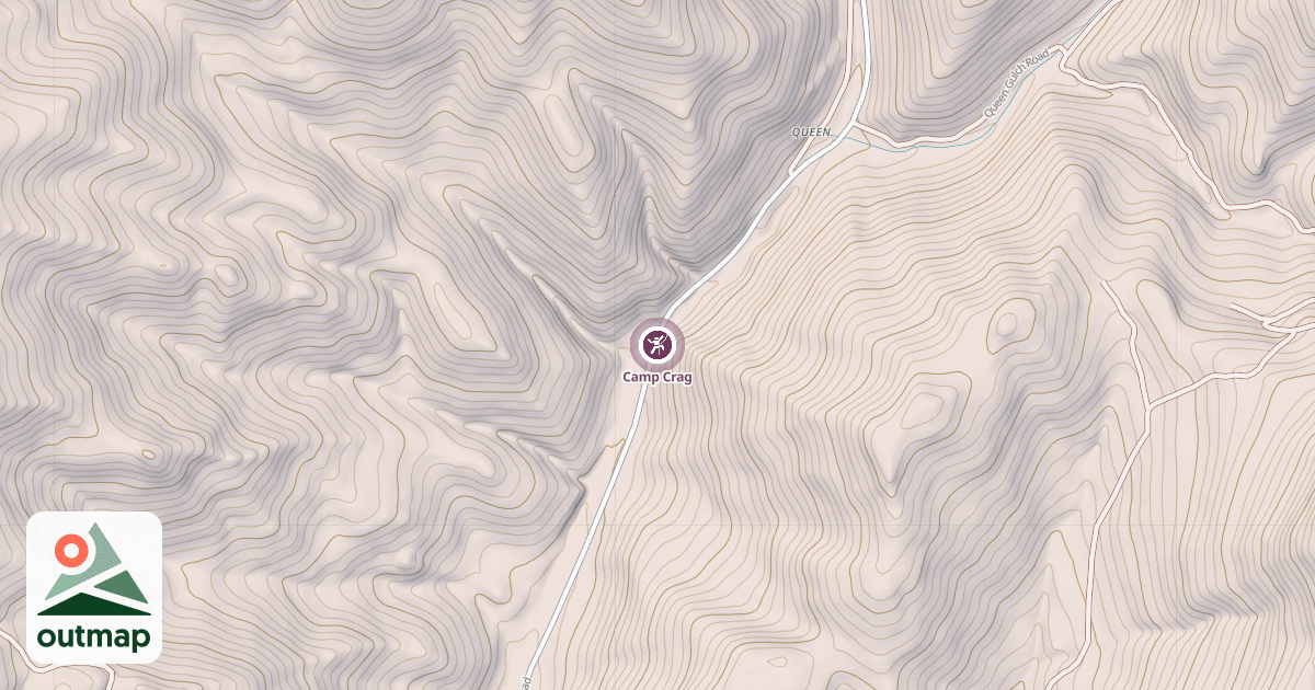 Map of Camp Crag