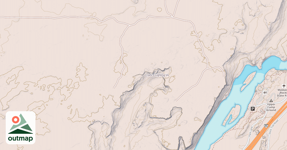 Map of Crack o' Lighting