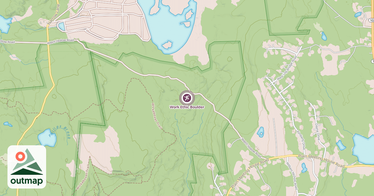 Map of Work Ethic Boulder