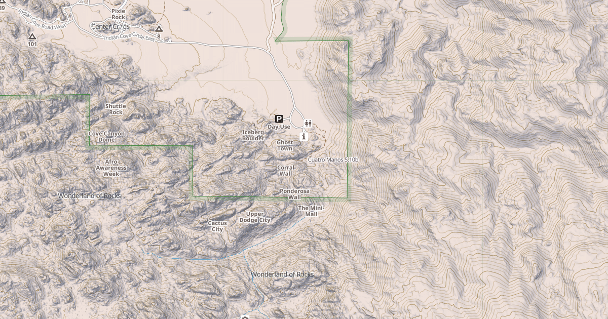 Map preview of Cuatro Manos