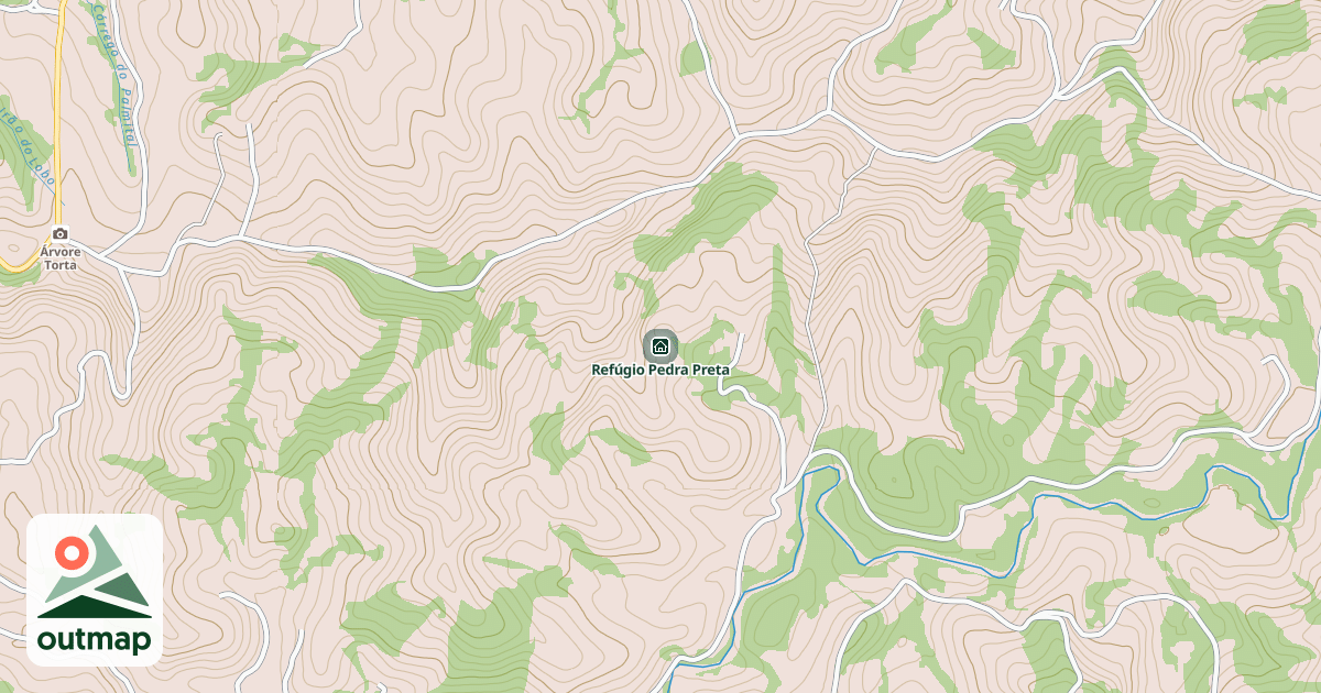 Map of Refúgio Pedra Preta