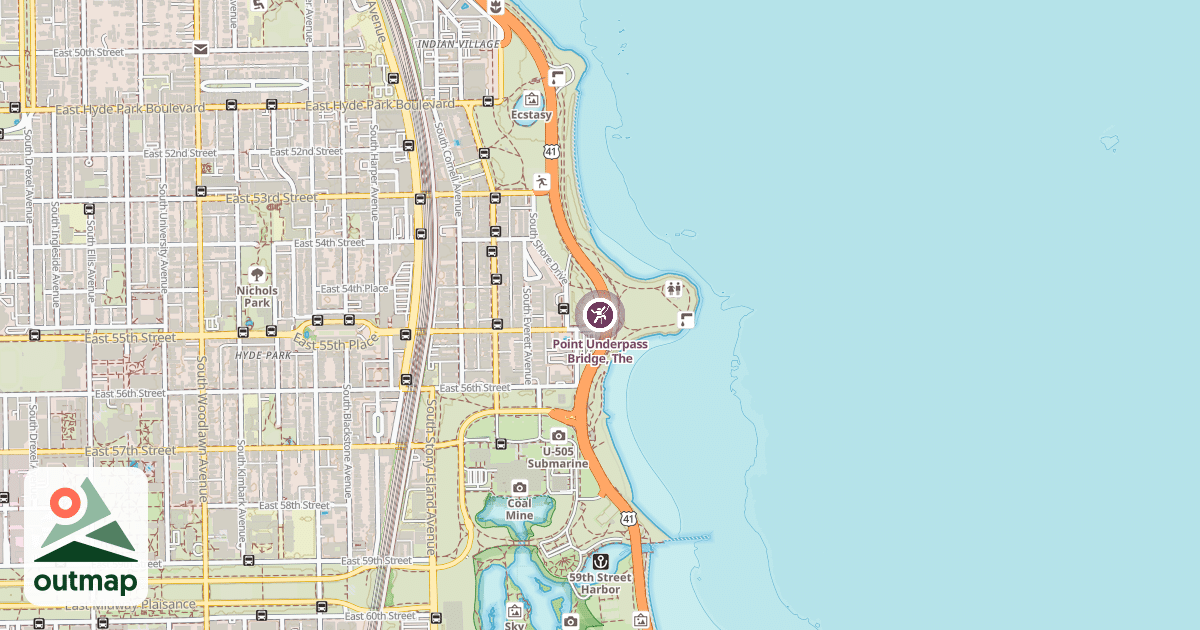 Map of Point Underpass Bridge, The