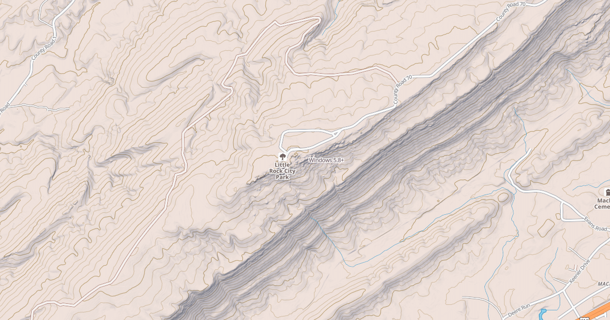 Map preview of Windows