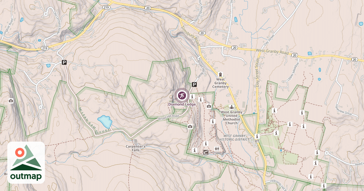 Map of Diamond Ledge