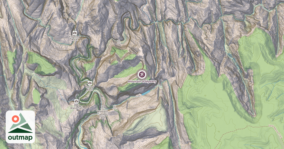 Map of Mountain of Mystery