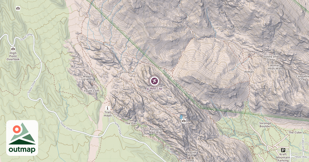 Map of g. Red Cap