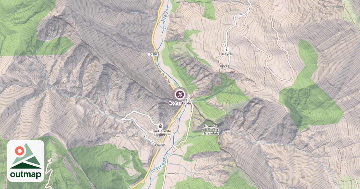 Map of Rocher École