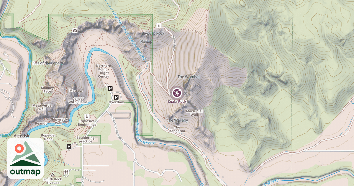 Map of Koala Rock