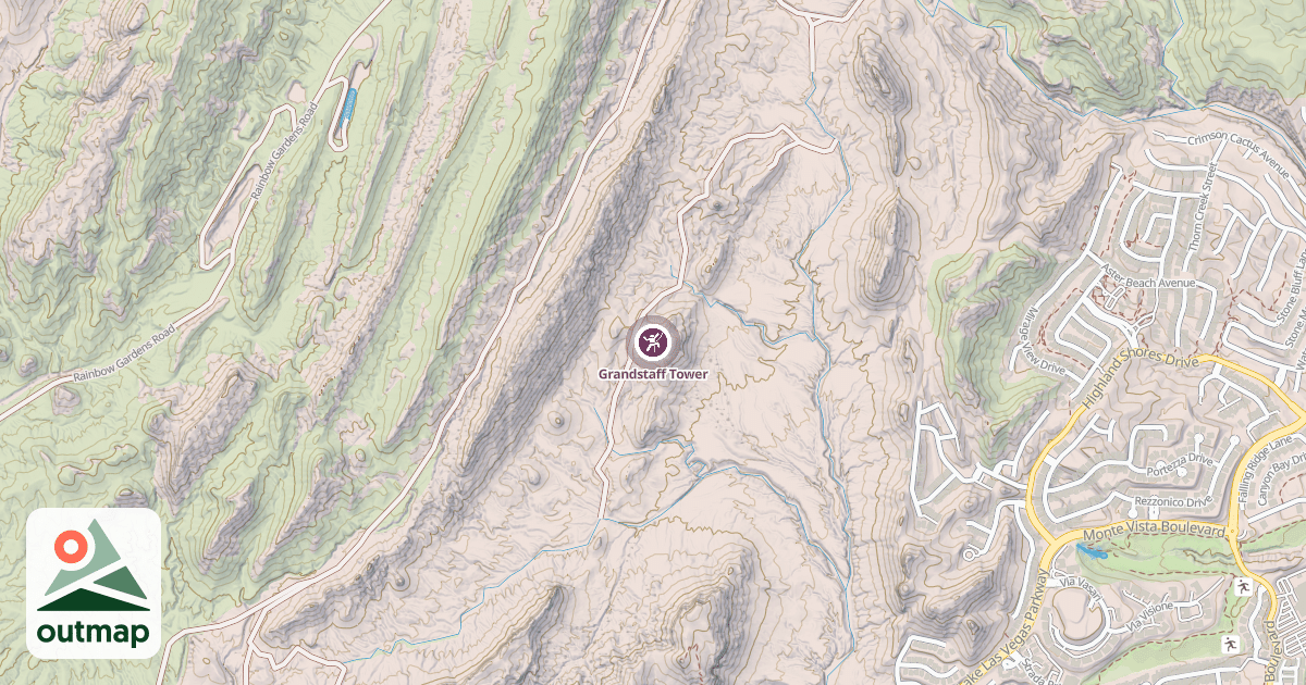 Map of Grandstaff Tower
