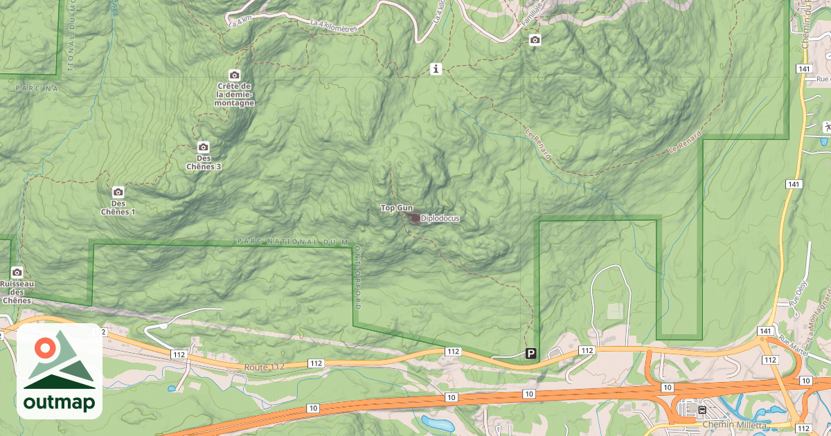 Map of Diplodocus