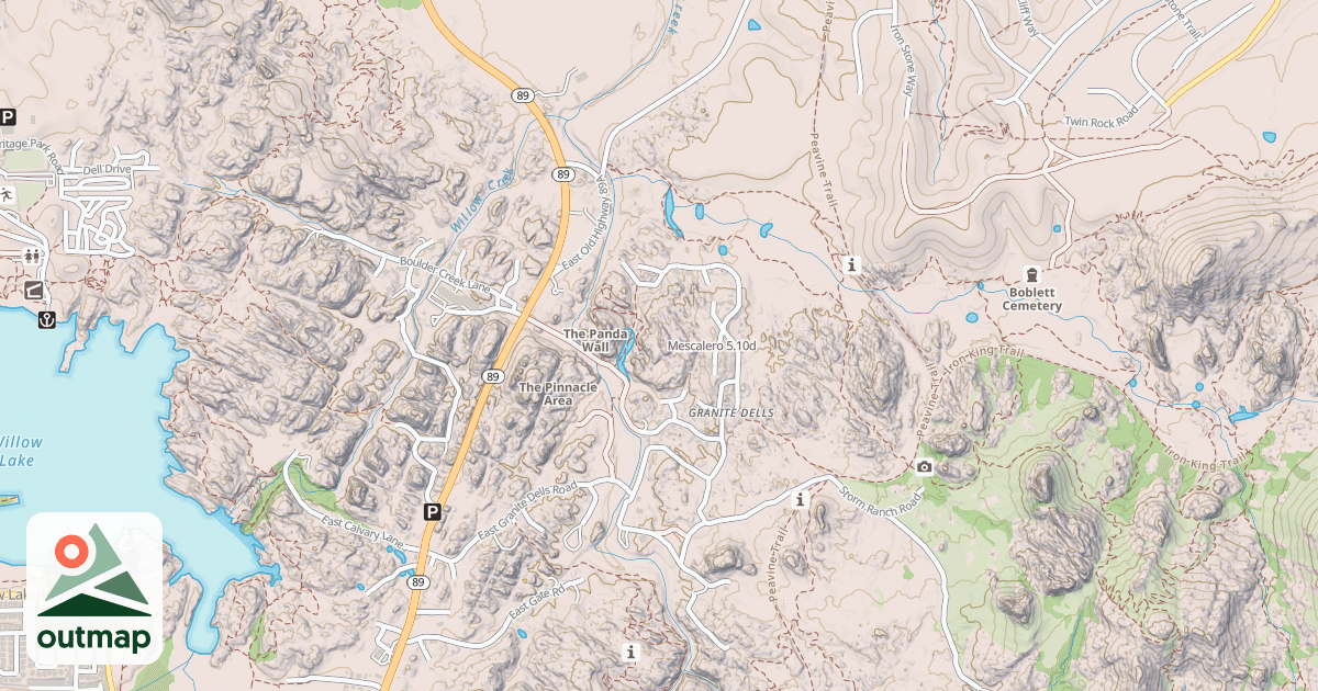 Map of Mescalero