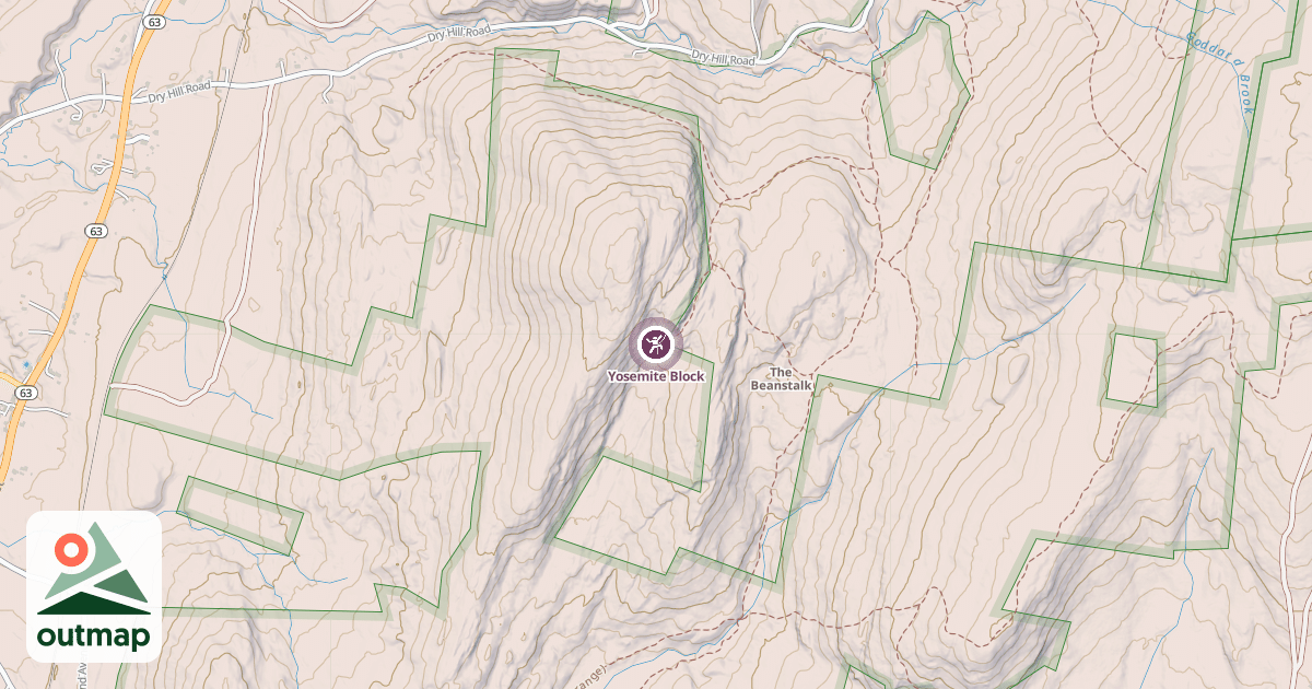 Map of Yosemite Block