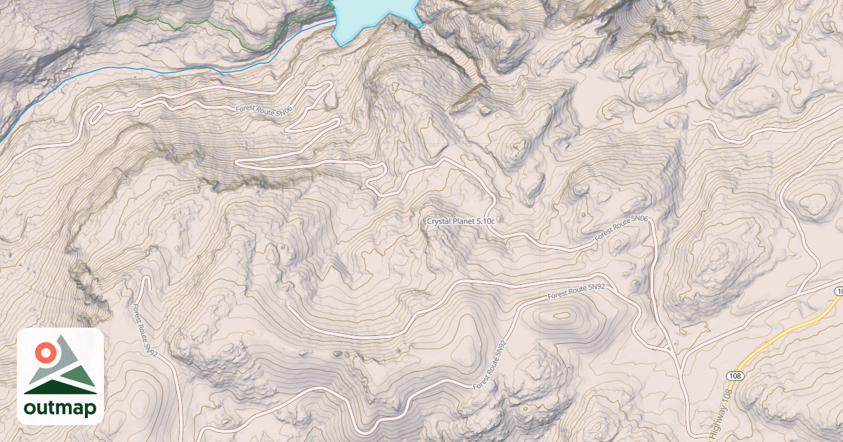 Map of Crystal Planet