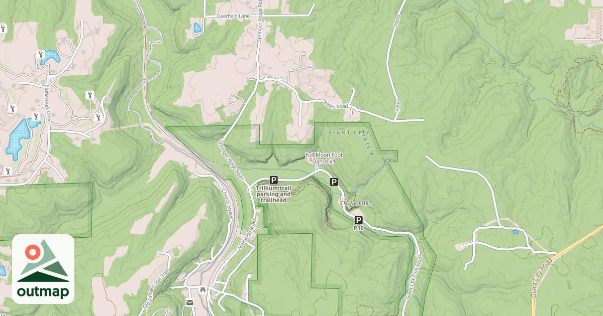 Map of Full Moon Foot Dance