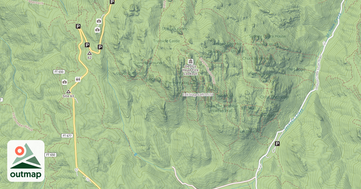Map of Exit Stage Left