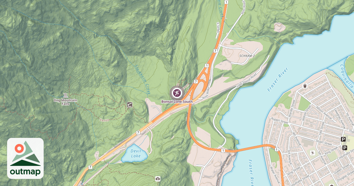Map of Bonsai Zone South