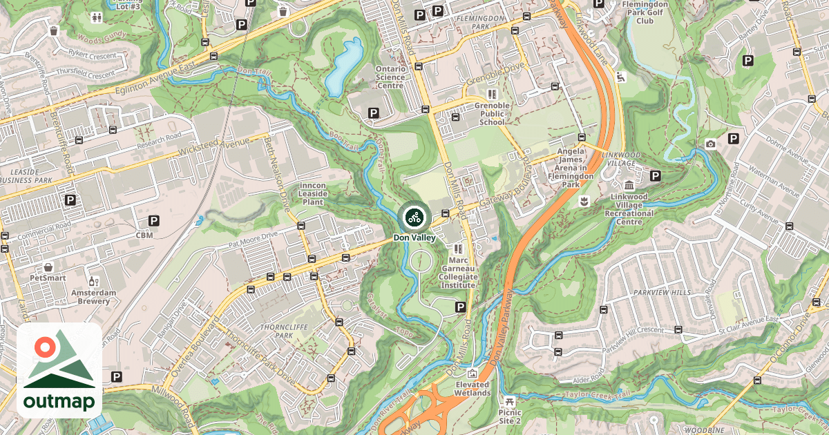 Map of Don Valley