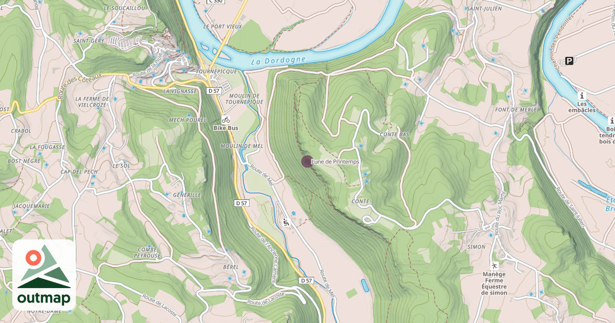 Map of Lune de Printemps