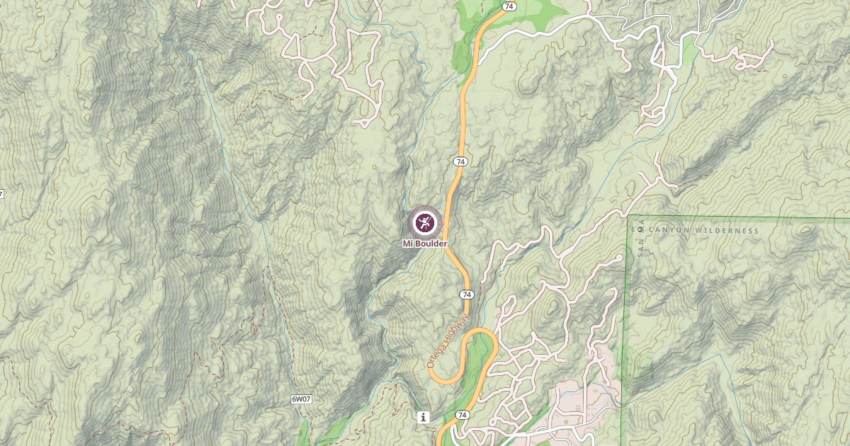 Map preview of Mi Boulder