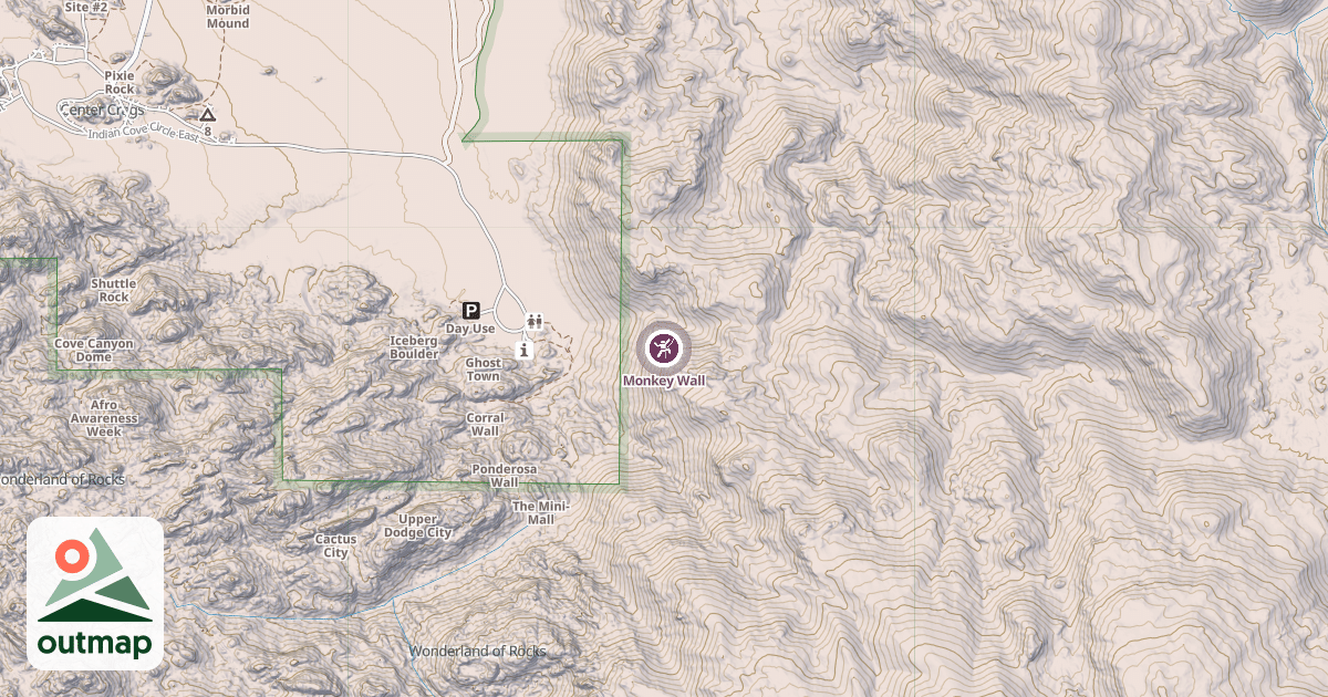 Map of Monkey Wall