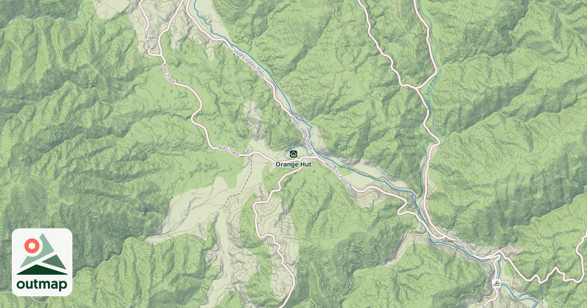 Map of Orange Hut