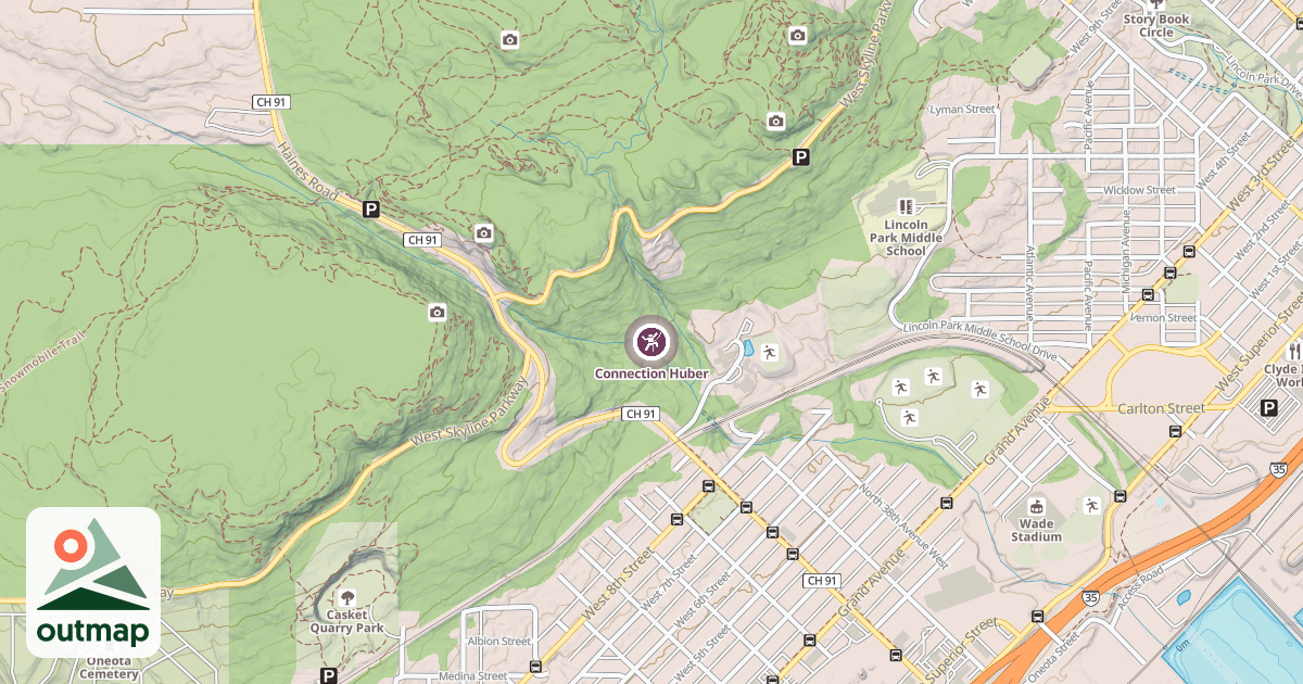 Map of Connection Huber
