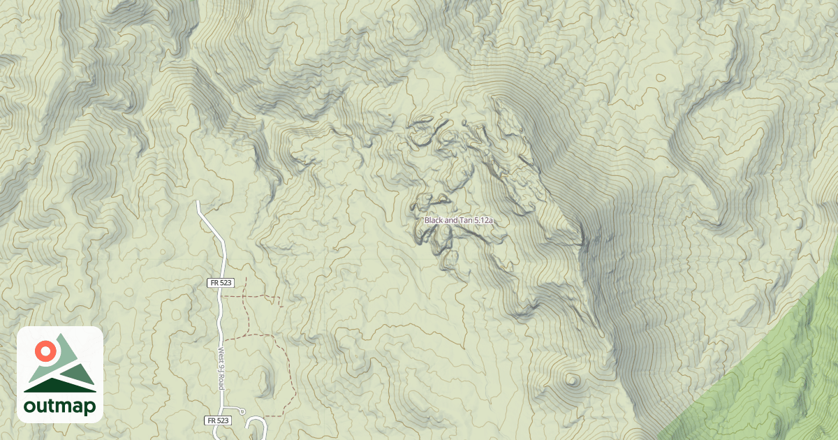 Map of Black and Tan